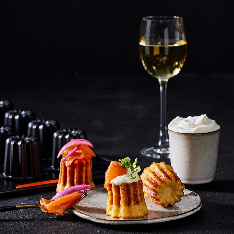 Molde antiadherente para canelés de Le Creuset
