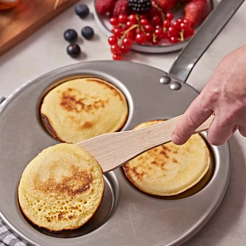 Sartén para 3 blinis hierro Mineral B De Buyer