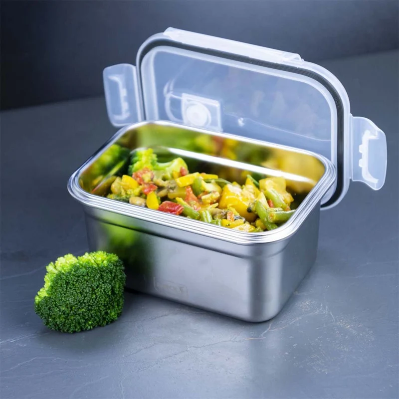 Fiambrera Inox apta para microondas de Lurch