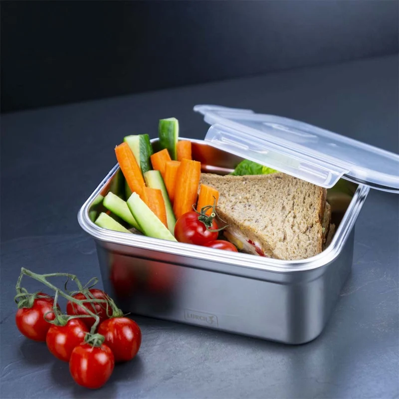 Fiambrera Inox apta para microondas de Lurch