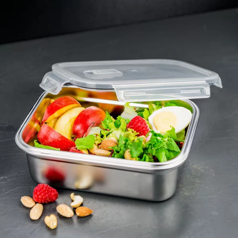 Fiambrera Inox apta para microondas de Lurch