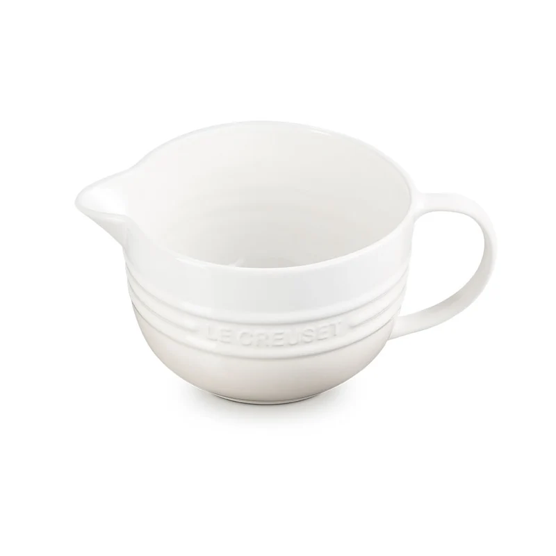 Bol cerámico con asa y pico vertedor de Le Creuset
