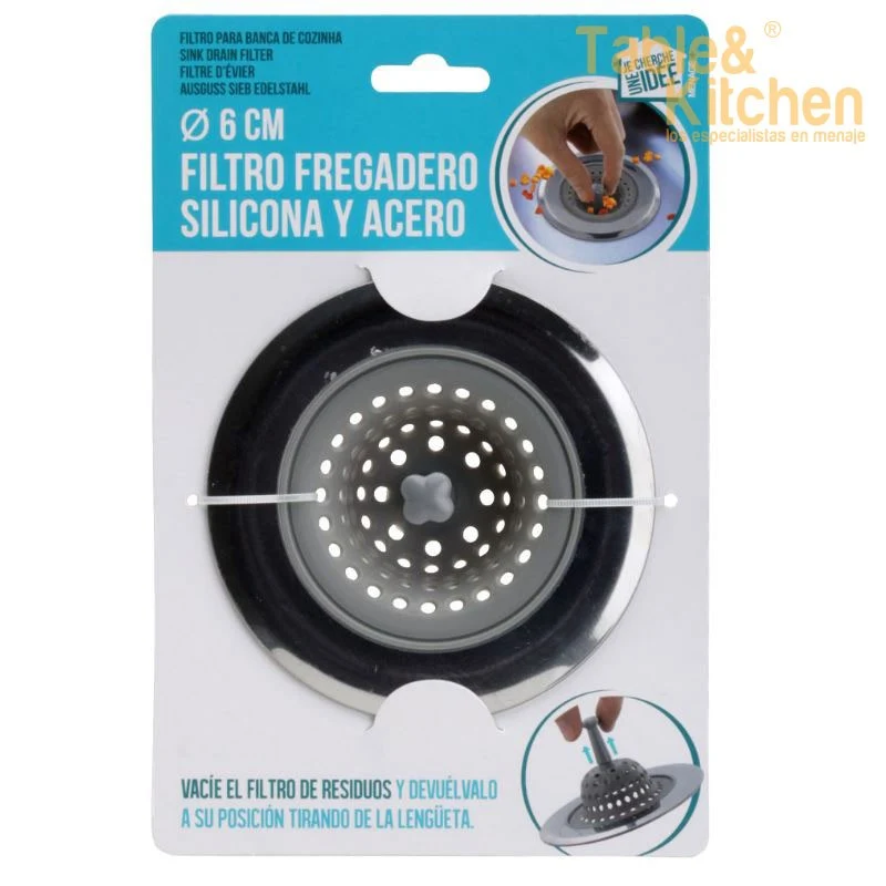 FILTRO FREGADERO SILICONA