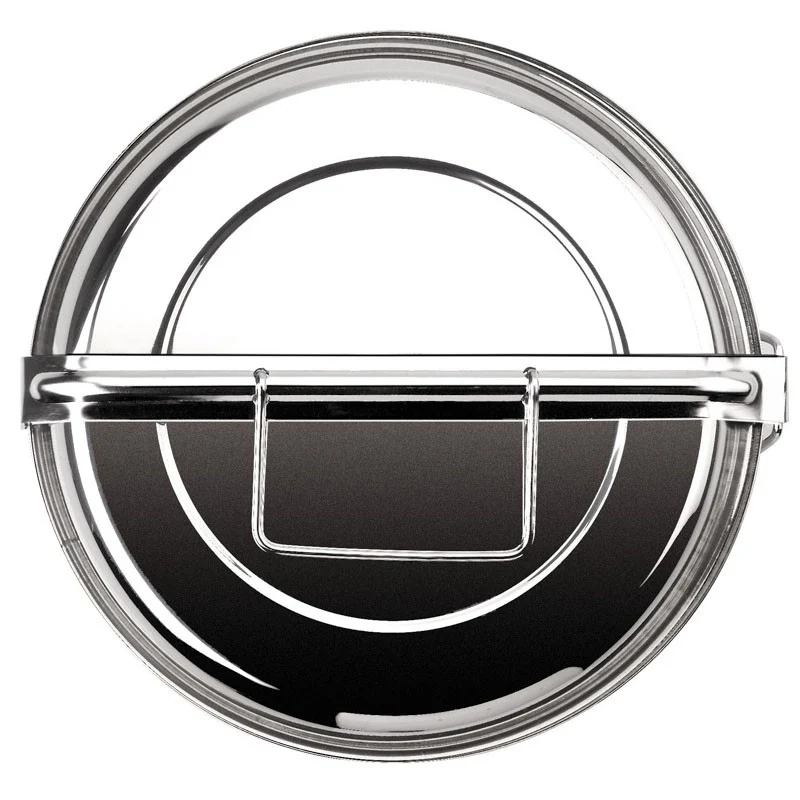 FIAMBRERA CON 2 PLATOS DE ACERO INOX IBILI