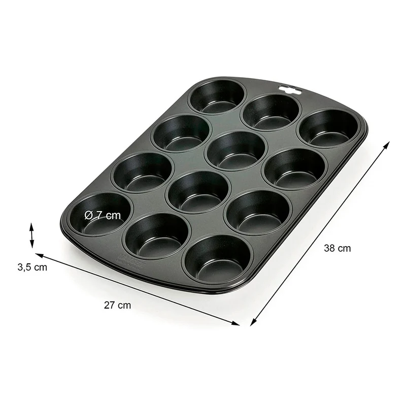 Molde de magdalenas y muffins Kaiser WMF (+pack 60 papeles gratis)