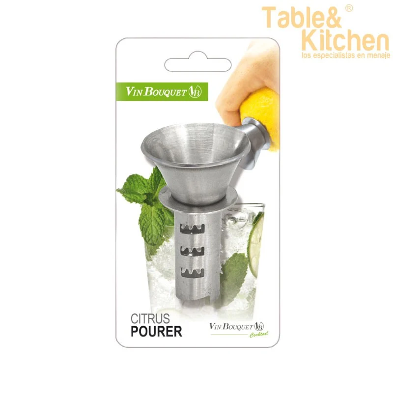 EXPRIMIDOR VERTEDOR DE LIMONES INOX