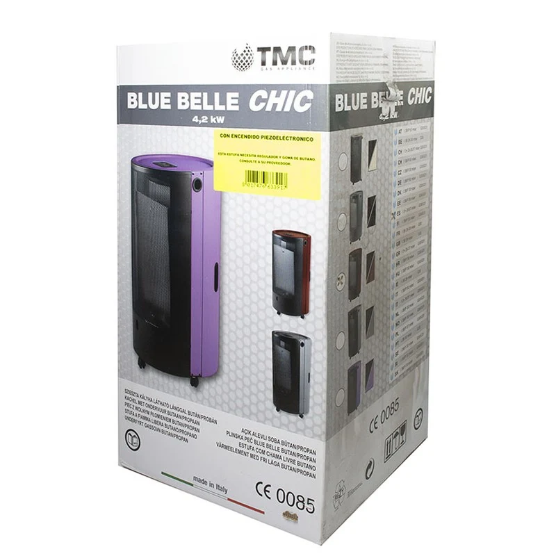 ESTUFA GAS LLAMA AZUL M. CHIC. 4,2KW