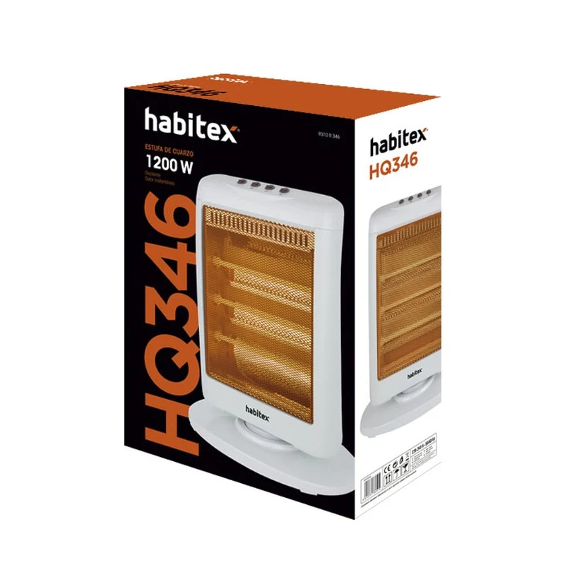 ESTUFA CUARZO MOD. HQ346. 1200 W.HABITEX