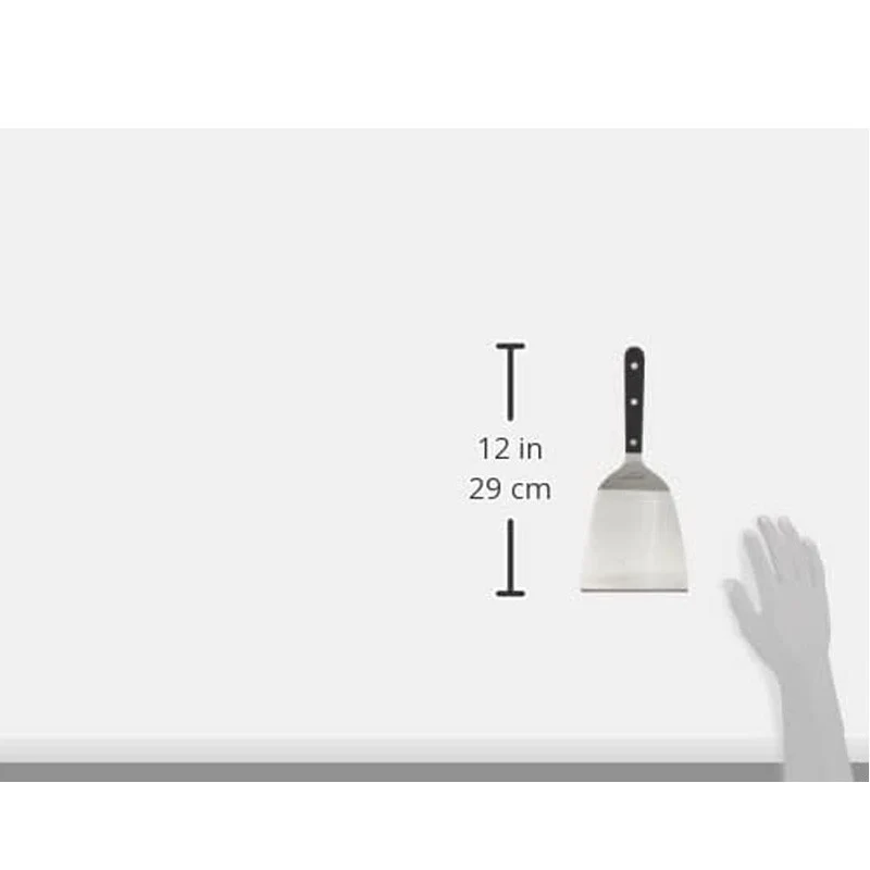 ESPATULA GRILL ACODADA 12X27CM LACOR