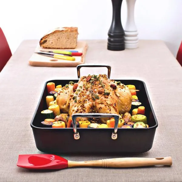 Bandeja asadora antiadherente Le Creuset (fuego y horno)