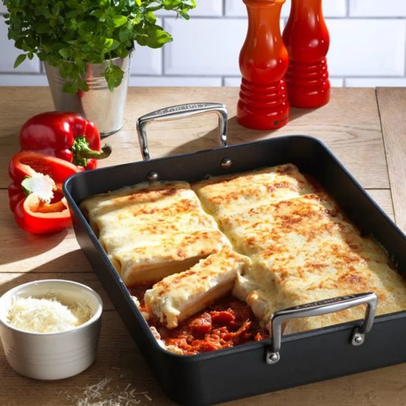 Bandeja asadora antiadherente Le Creuset (fuego y horno)