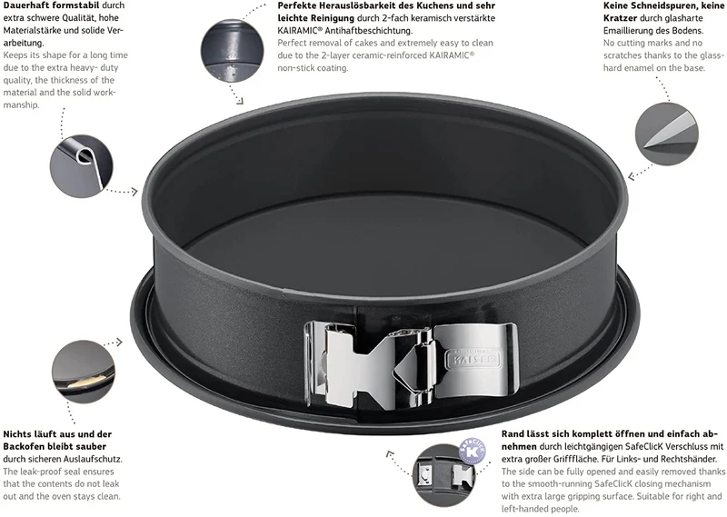 Molde desmontable para tartas Kaiser WMF