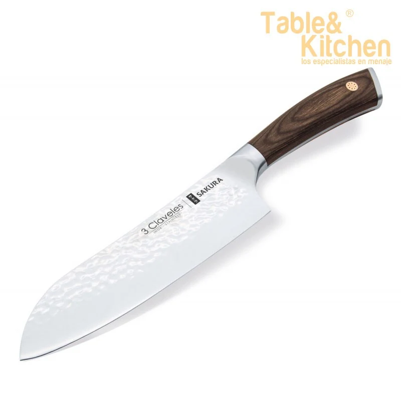 CUCHILLO FORJADO SANTOKU SAKURA 17,5CM 3C