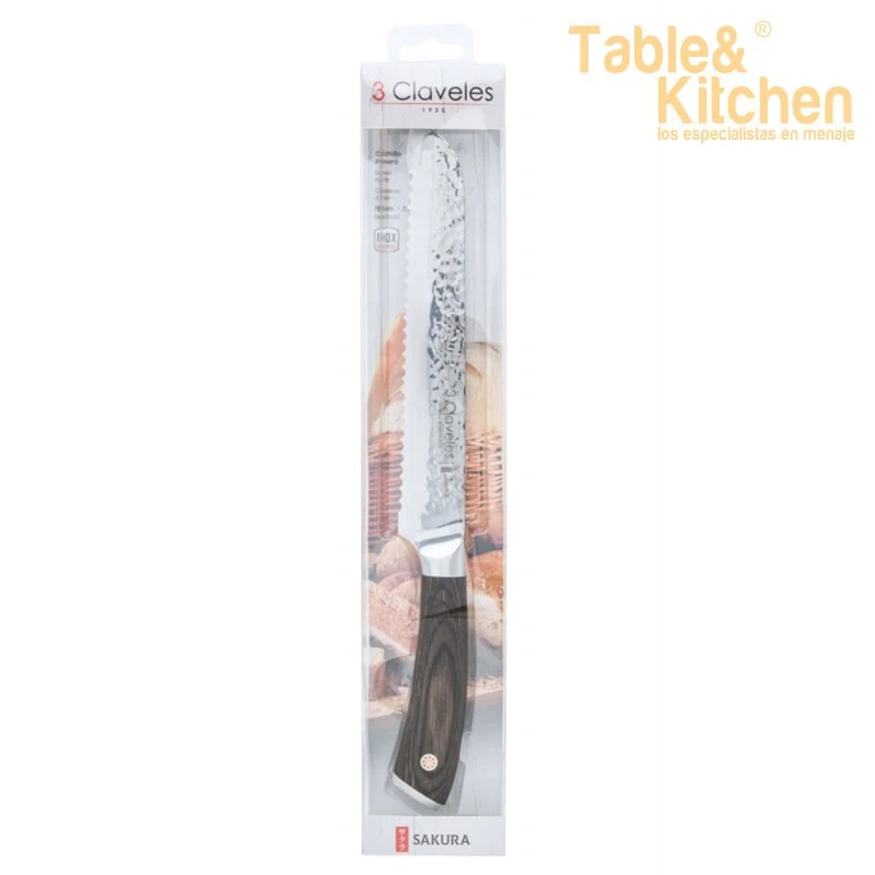 CUCHILLO FORJADO PANERO SAKURA 19 CM 3C