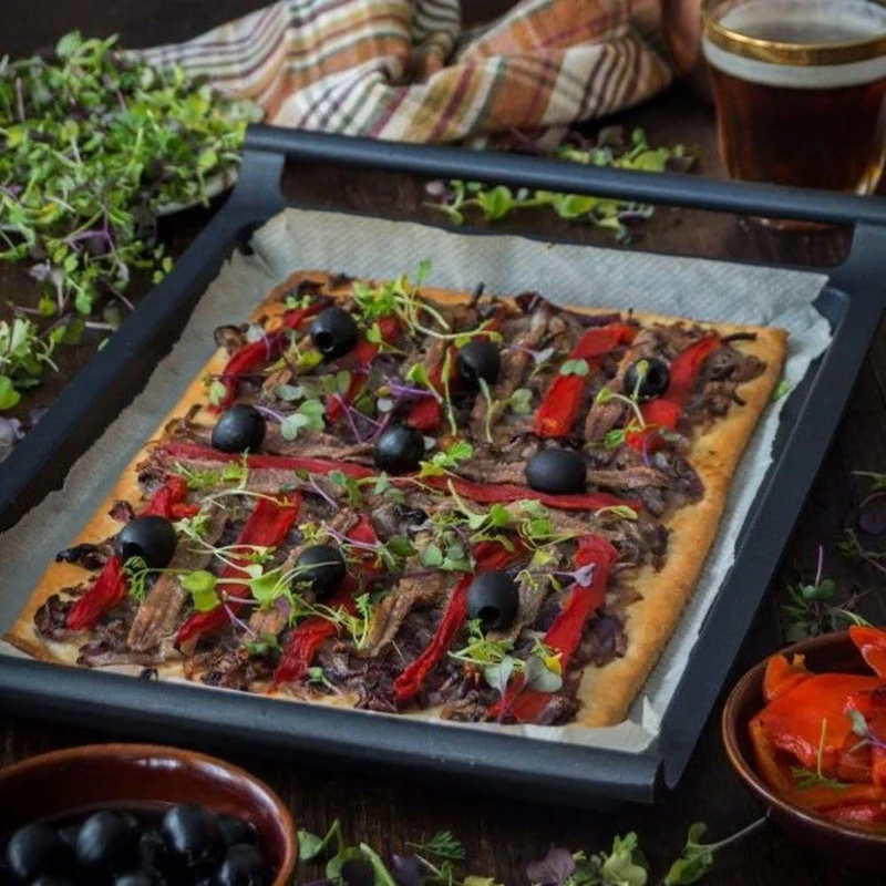 Plancha antiadherente cocina y horno BRA Efficient