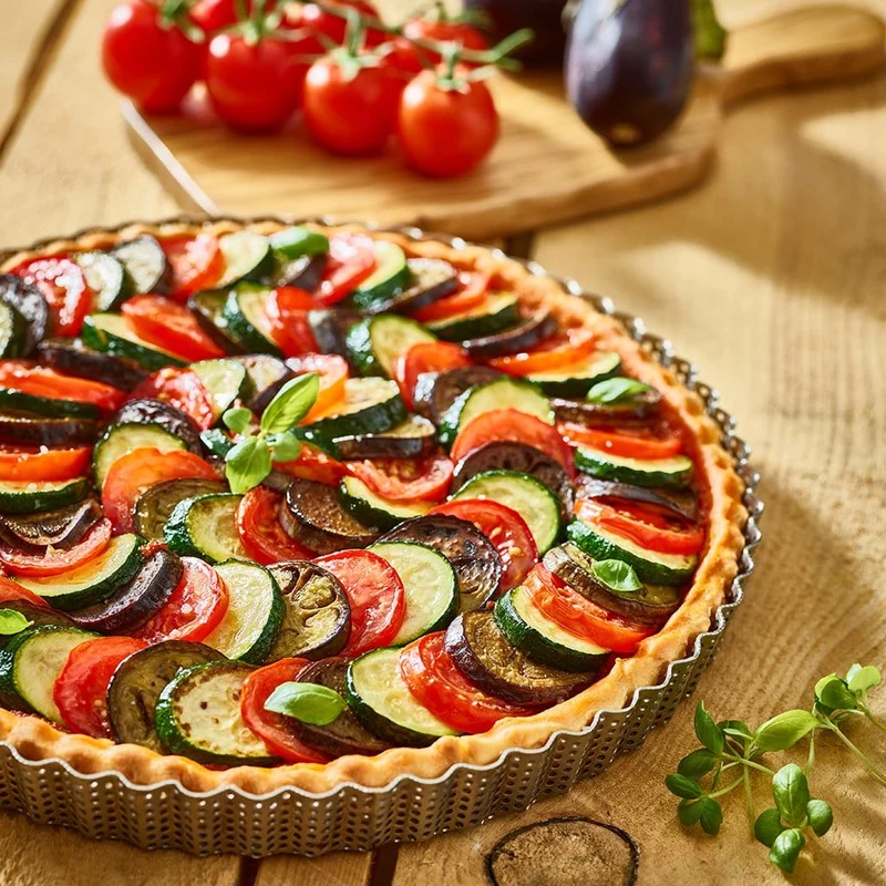 Molde para tartas y quiches con papel de hornear De Buyer