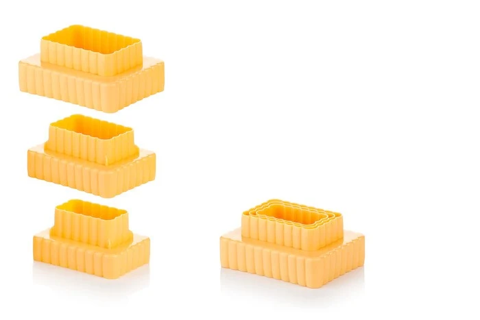 CORTAPASTAS DOBLE RECTANGULAR GALLETA 6 TAMAÑOS
