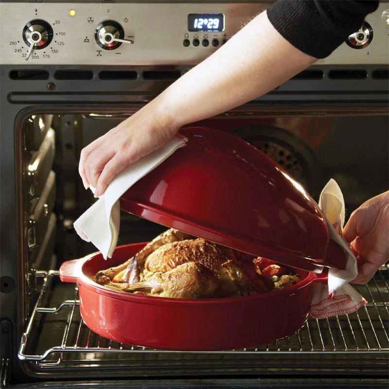 Horno cerámico para asar pollo o pavo Emile Henry