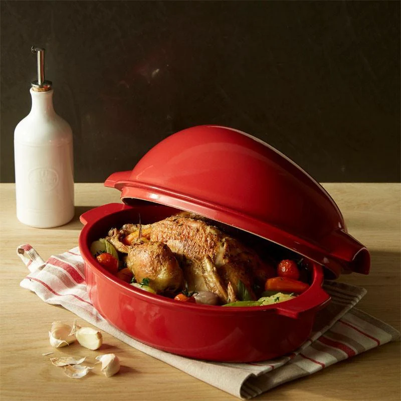 Horno cerámico para asar pollo o pavo Emile Henry