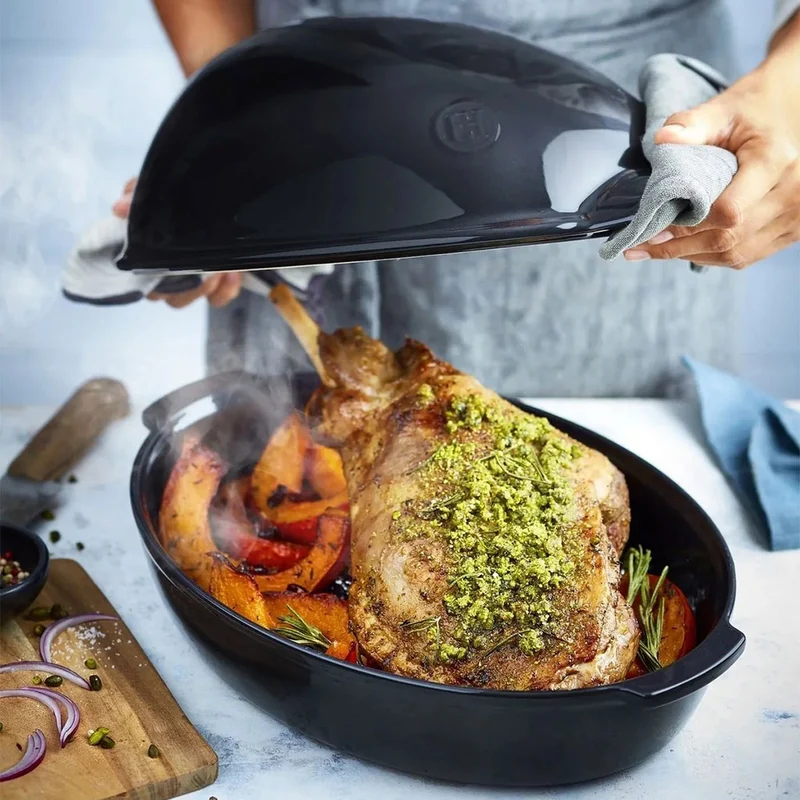 Horno cerámico para asar pollo o pavo Emile Henry