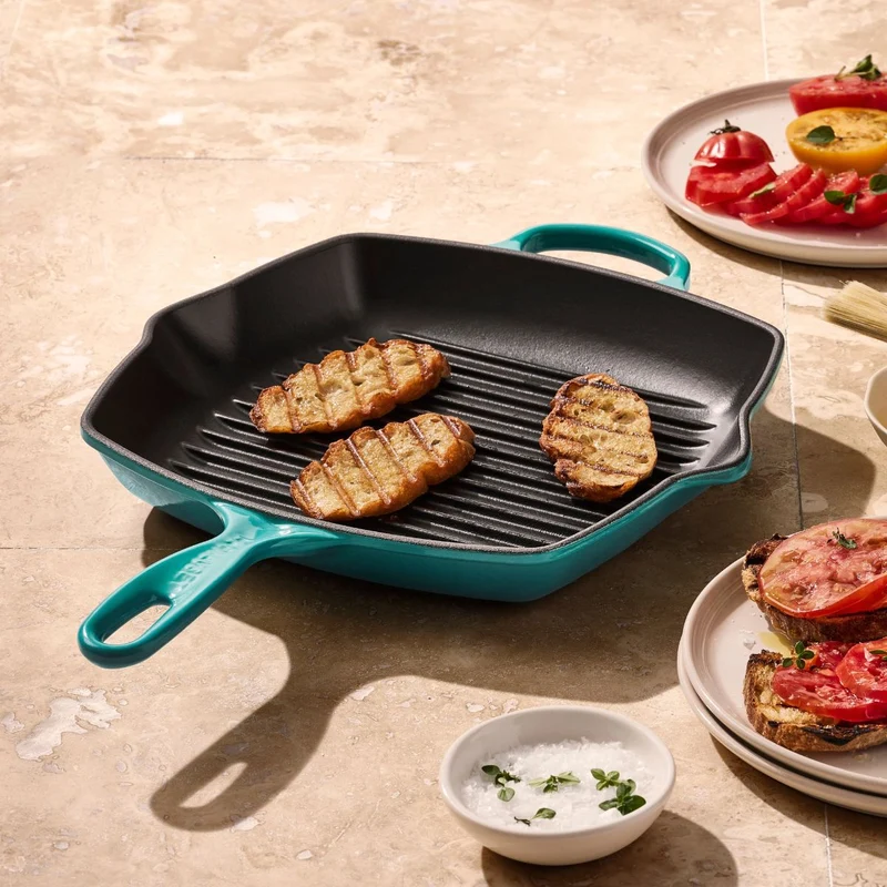 Sartén skillet grill cuadrada Le Creuset