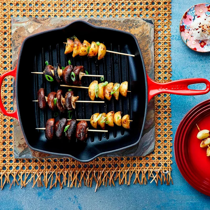 Sartén skillet grill cuadrada Le Creuset