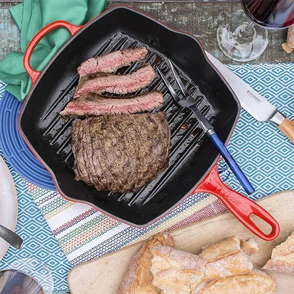 Sartén skillet grill cuadrada Le Creuset