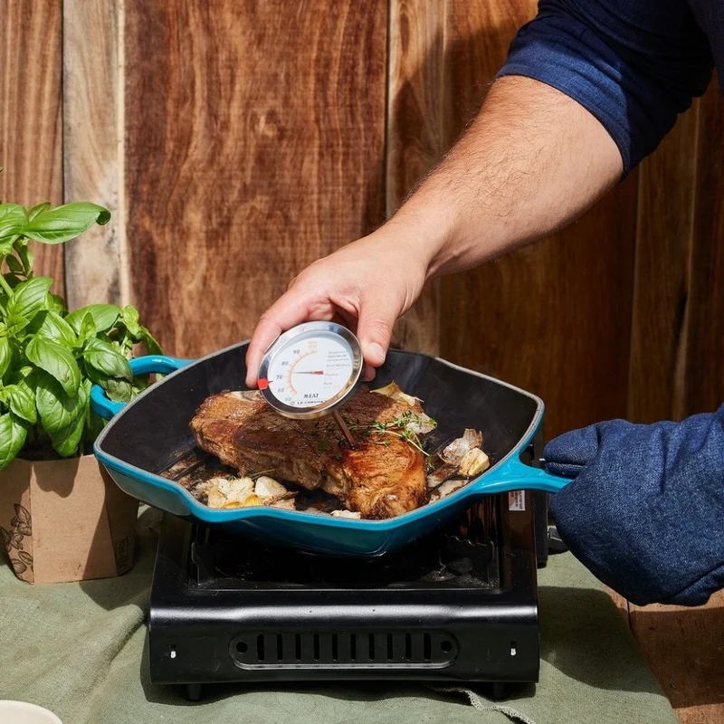 Sartén skillet grill cuadrada Le Creuset