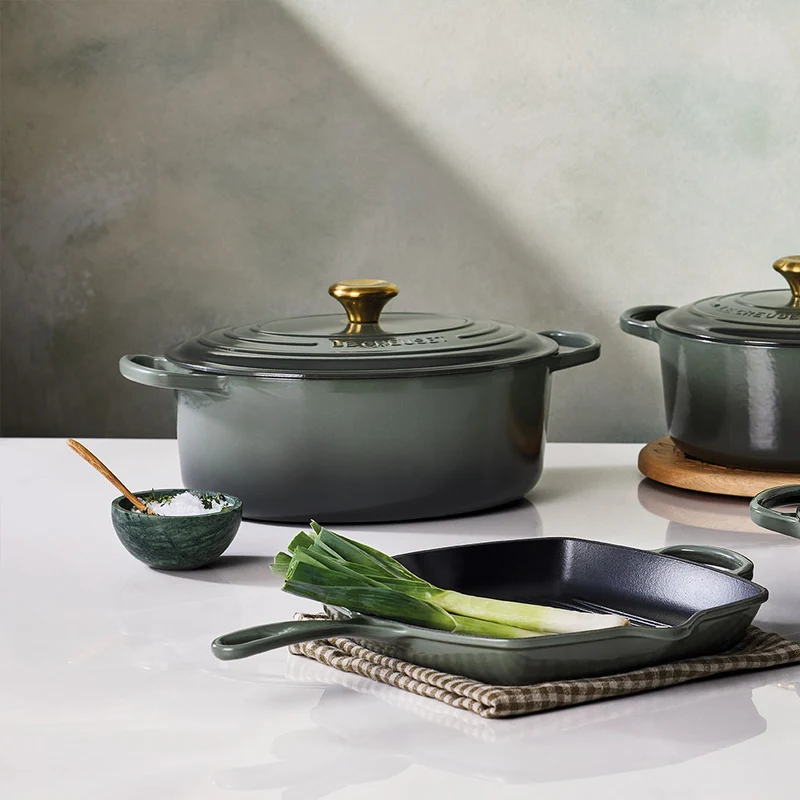 Sartén skillet grill cuadrada Le Creuset