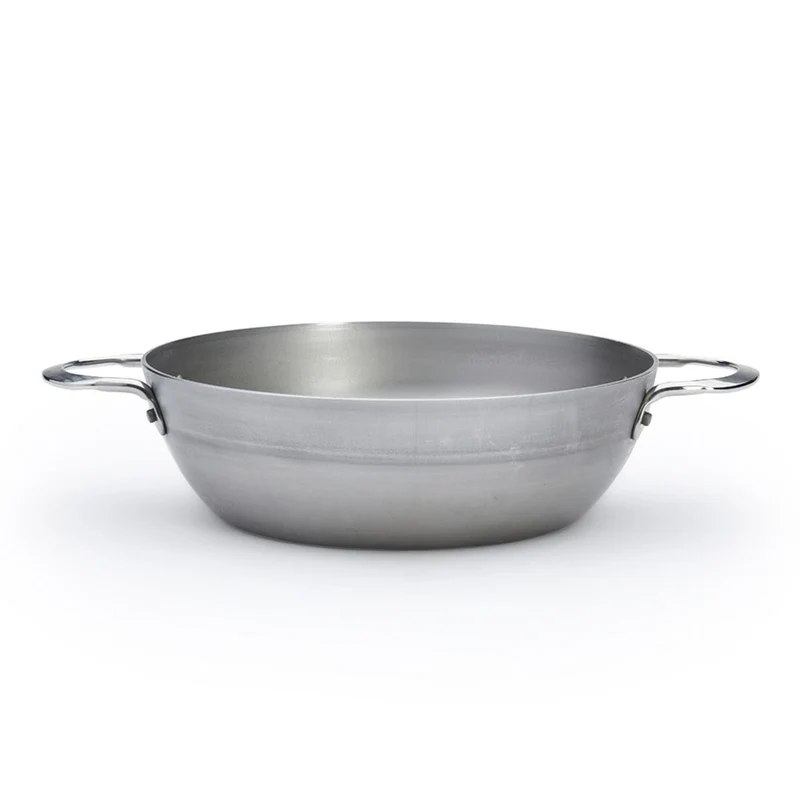 Sartén alta con 2 asas hierro Mineral B De Buyer (fuego y horno)