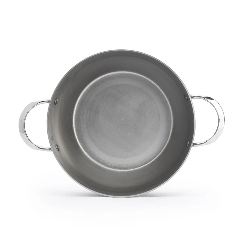 Sartén alta con 2 asas hierro Mineral B De Buyer (fuego y horno)