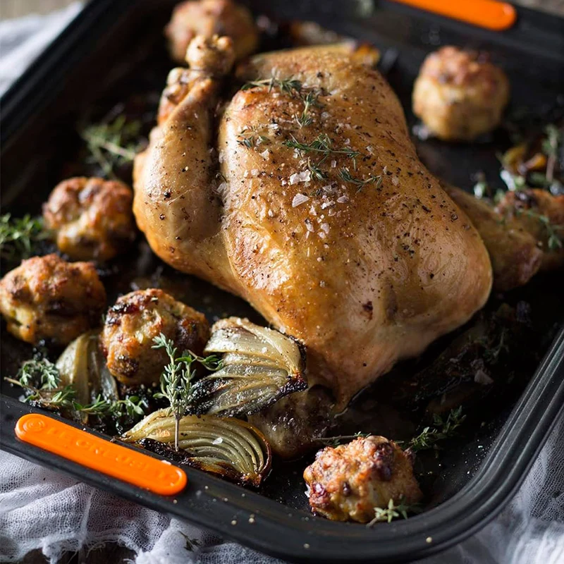 Bandeja antiadherente alta para horno Le Creuset