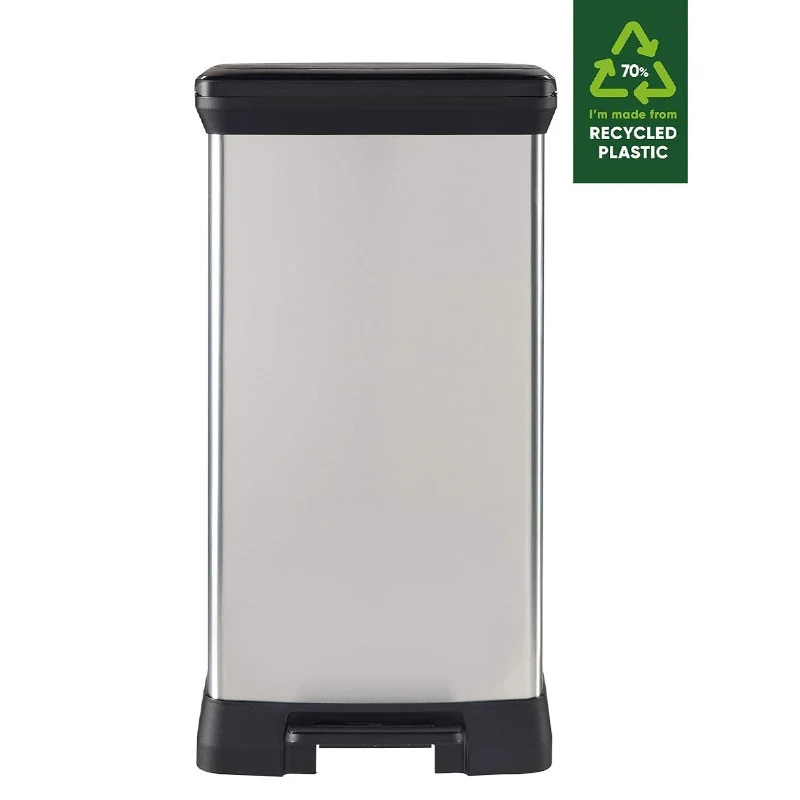 CUBO BASURA C/ PEDAL 50L METAL DECOBIN