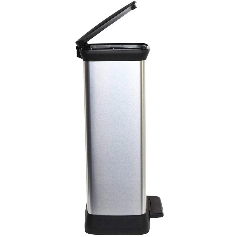 CUBO BASURA C/ PEDAL 50L METAL DECOBIN