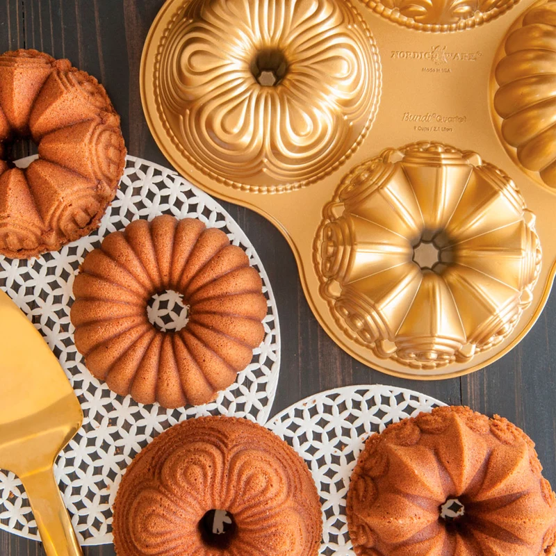 Molde Bundt Quartet 70 aniversario Nordic Ware