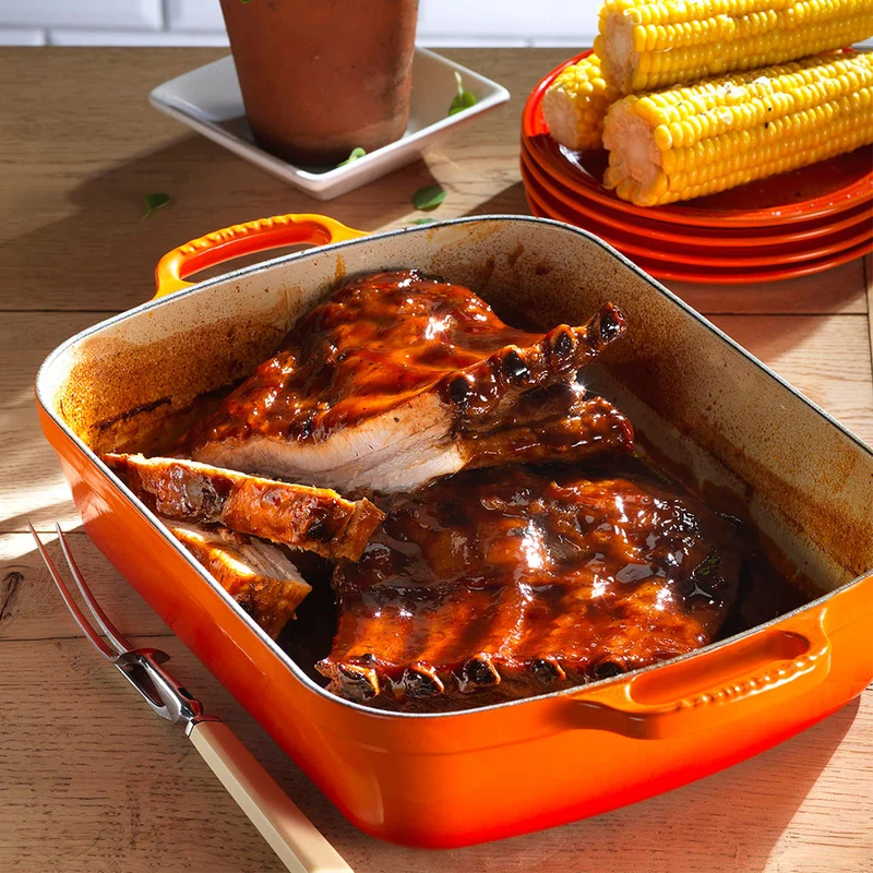 Bandeja rectangular de hierro fundido Le Creuset