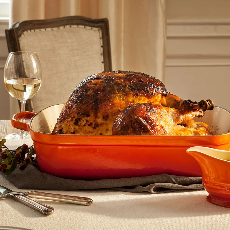 Bandeja rectangular de hierro fundido Le Creuset