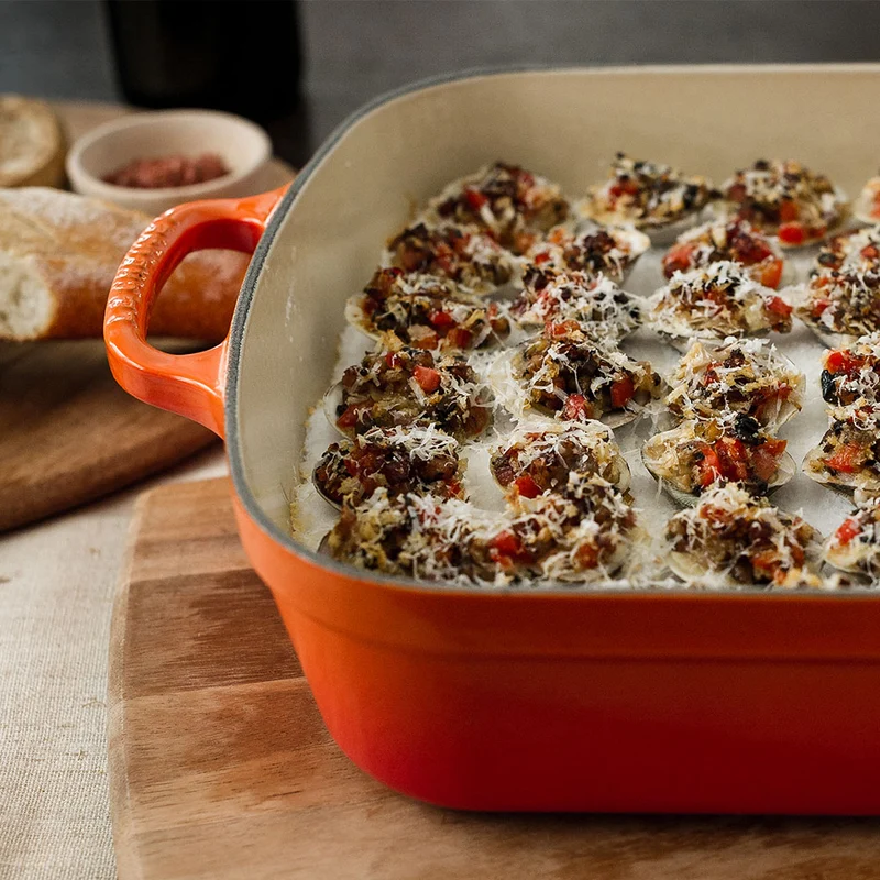 Bandeja rectangular de hierro fundido Le Creuset