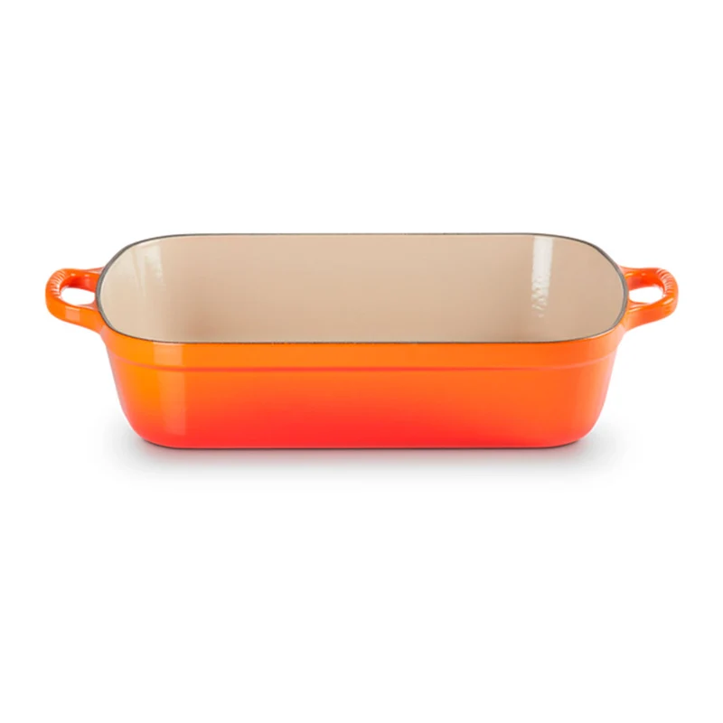 Bandeja rectangular de hierro fundido Le Creuset