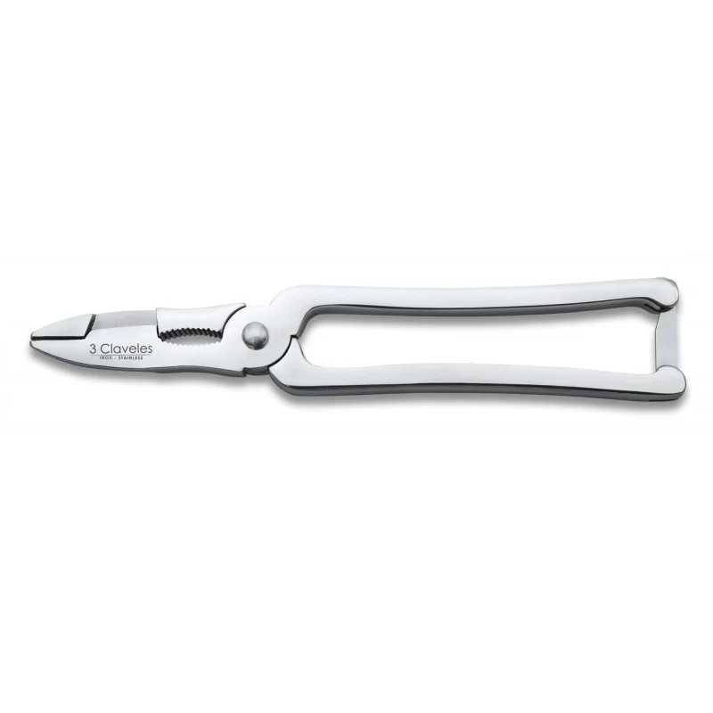 TENAZA MARISCO INOX 17CM 3C