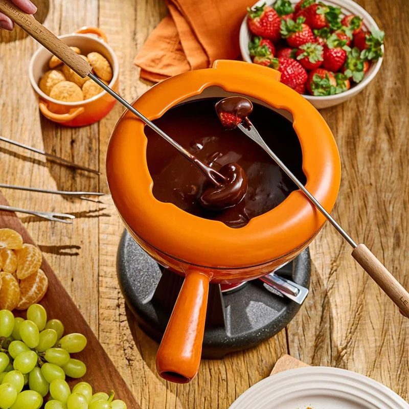 Set de Fondue Savoyarde y Bourguignon Le Creuset