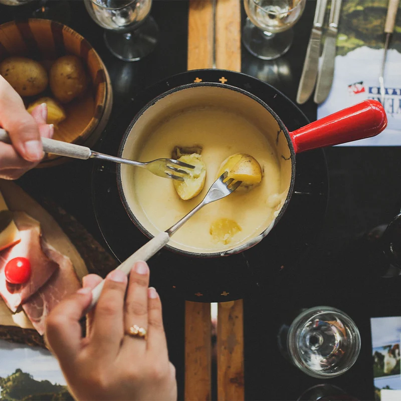 Set de Fondue Savoyarde y Bourguignon Le Creuset