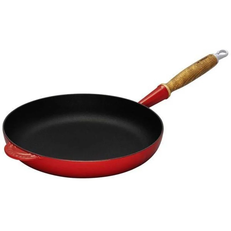 Sartén de hierro con mango de madera Le Creuset