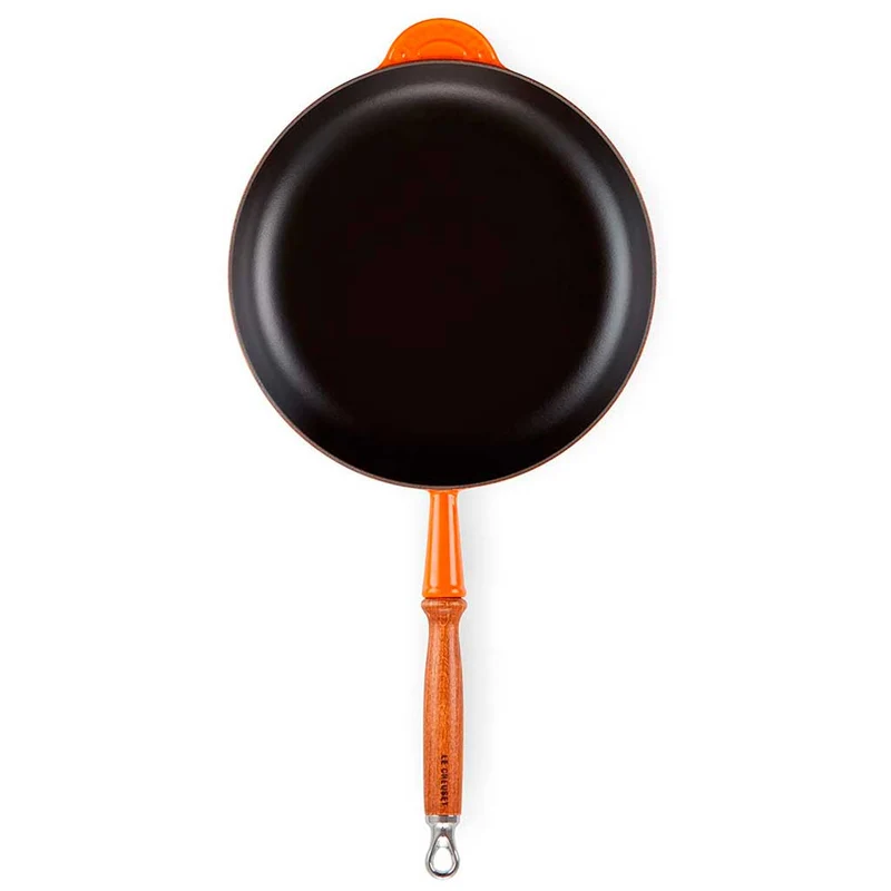 Sartén de hierro con mango de madera Le Creuset