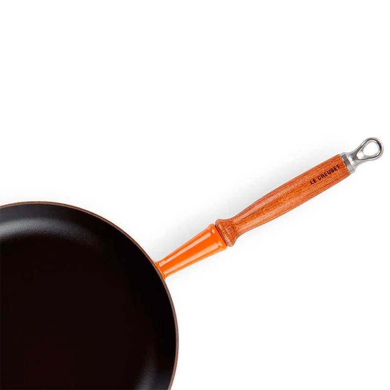 Sartén de hierro con mango de madera Le Creuset