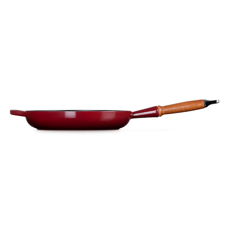 Sartén de hierro con mango de madera Le Creuset