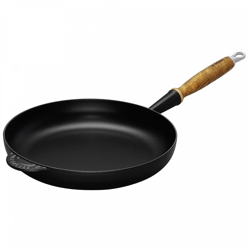 Sartén de hierro con mango de madera Le Creuset