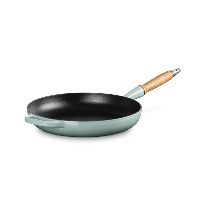 Sartén de hierro con mango de madera Le Creuset