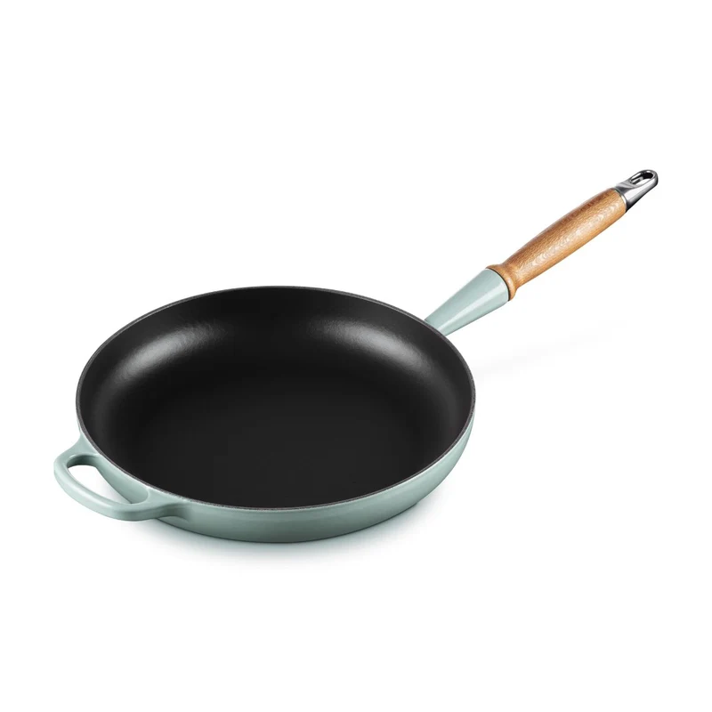 Sartén de hierro con mango de madera Le Creuset