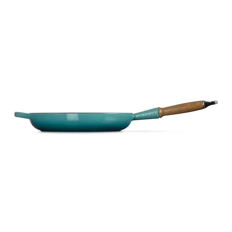 Sartén de hierro con mango de madera Le Creuset